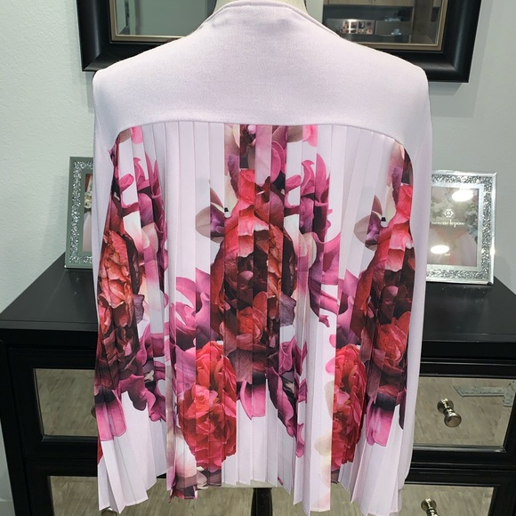 Ted Baker London Sweaters - Ted Baker | Floral Pink Cardigan